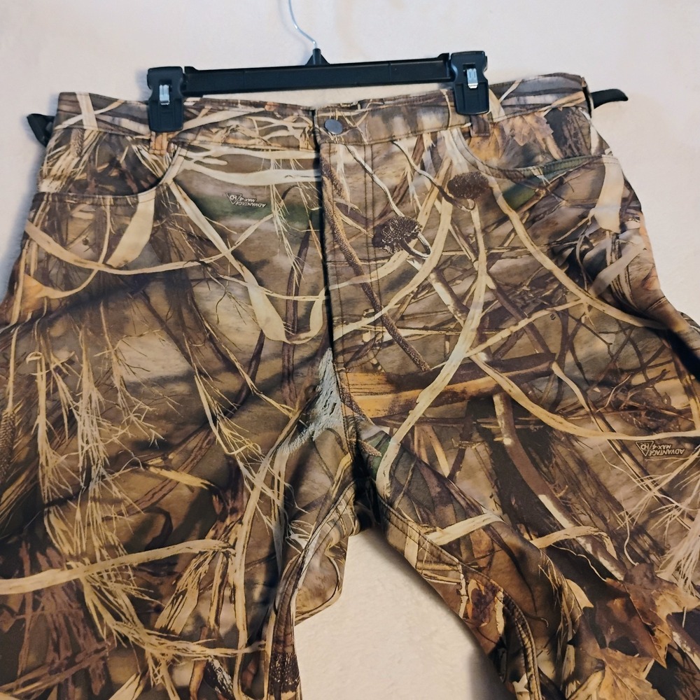 Drake Waterfowl Advantage Max-4 HD Fleece Lined Camo Hunting Pants L 36-38